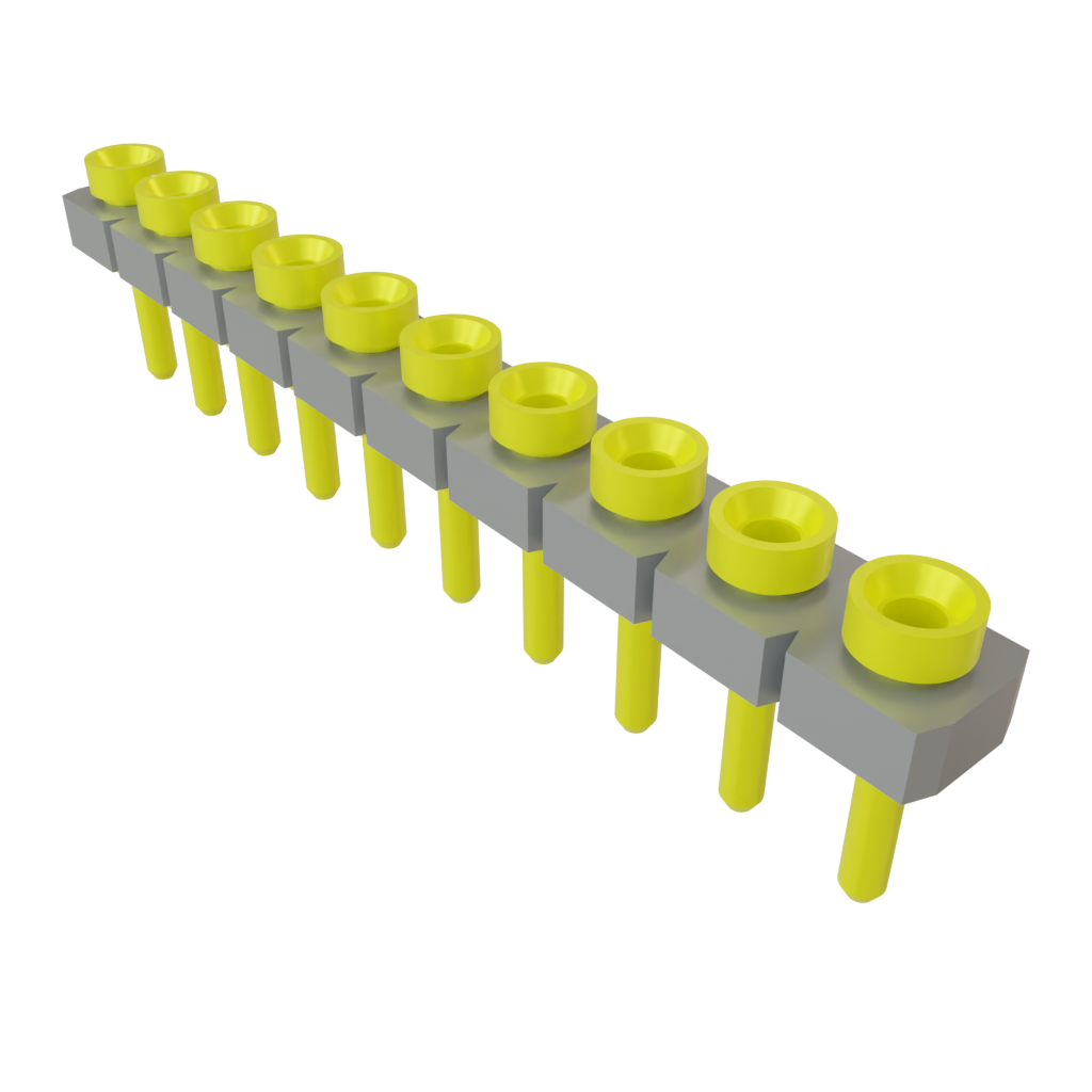 Samtec-SL-110-G-10 Steckverbinderleisten und Leiterplattenbuchsen Conn Socket Strip SKT 10 POS 2.54mm Solder ST Top Entry Thru-Hole Bulk