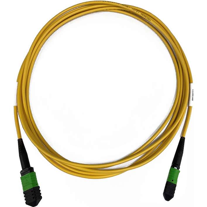 Molex-88536-6710 Montaje de cables de fibra óptica MPO/APC QSFP-to-MPO/APC QSFP Fiber Optic Jumper Plenum Cable Assembly