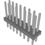 Conn Unshrouded Header HDR 16 POS 2mm Solder ST Top Entry Thru-Hole Bulk