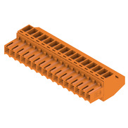 Weidmuller-1638690000 Blocs de raccordement de terminaux Conn Plug-in Terminal Block SKT 16 POS 3.5mm Screw ST Cable Mount 8A Box