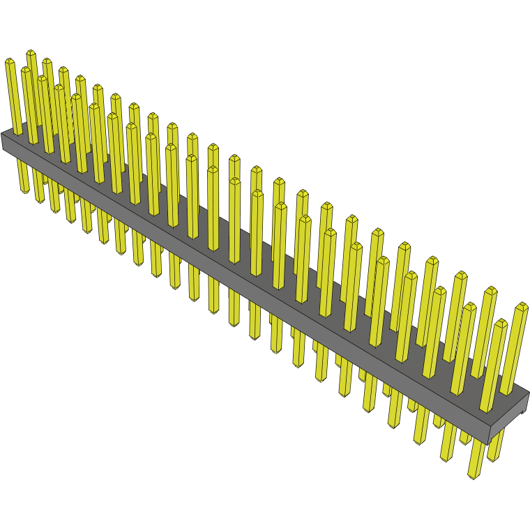 Samtec-MTMM-123-08-S-D-255 Steckverbinderleisten und Leiterplattenbuchsen Conn Unshrouded Header HDR 46 POS 2mm Solder ST Thru-Hole Bulk