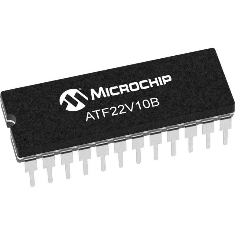 Microchip Technology-ATF22V10B-10GM/883 SPLD SPLD ATF22V10BFamily 500Gates 10Macro Cells 142MHz 5V 24-Pin CDIP Tube