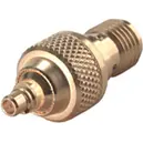 HUBER+SUHNER-33_MMCX-SMA-50-1/111_UE RF-Steckverbinder Conn MMCX-SMA Adapter 0Hz to 6GHz 50Ohm ST PL/RCP Gold Single