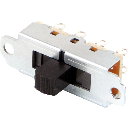 Switchcraft-46313LDRX Coulisse de commutateur Switch Slide DP3T Top Slide 3A 125VAC Solder Lug Panel Mount
