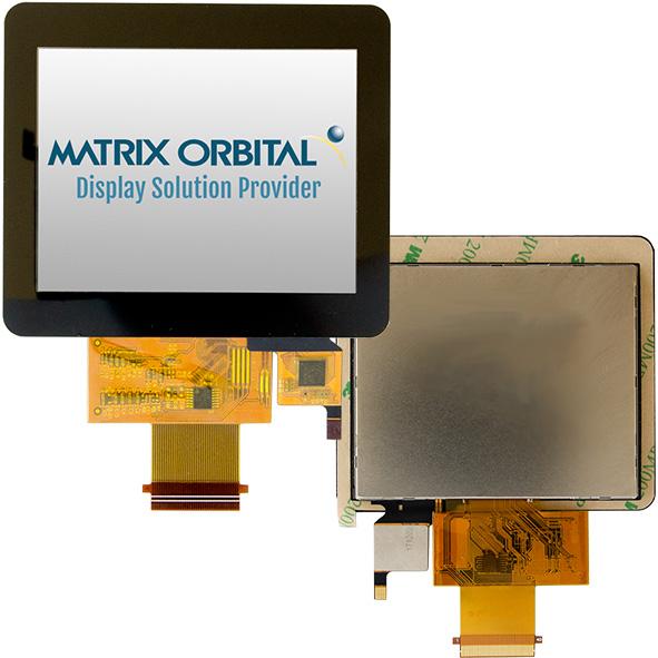 Matrix Orbital-MOP-TFT320240-35G-BLM-TPC TFT Modules 3.5in TFT 24 Bit Parallel LED Backlight -20°C to 70°C 46-Pin