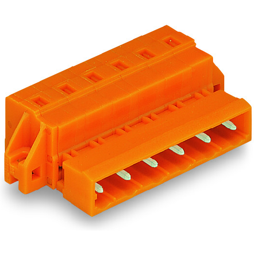 WAGO-731-636/019-000 Connector Terminal Blocks Conn PC Terminal Block M 6 POS 7.62mm Spring Clamp ST Cable Mount 15A Box