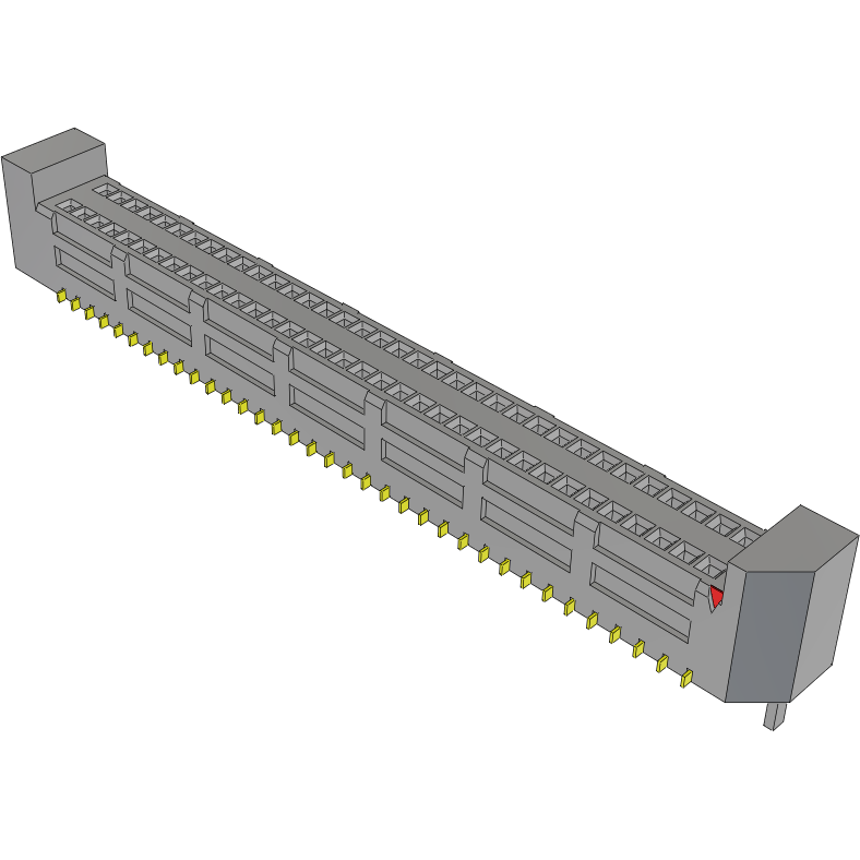 Samtec-SEM-135-02-03.0-H-D-WT Cabezales del conector y receptáculos PCB Conn Micro Socket Strip SKT 70 POS 0.8mm Solder ST Top Entry SMD Tray