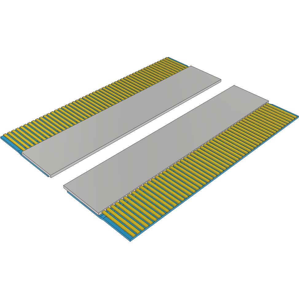 Samtec-FJH-50-D-12.00-4 Assemblaggio cavo a nastro piatto Cable Assembly 0.3m 0.5mm 50 to 50 POS FFC to FFC Bulk