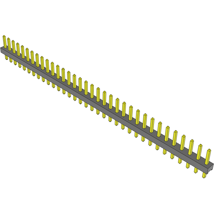 Samtec-MTMM-134-03-G-S-150 Cabezales del conector y receptáculos PCB Conn Unshrouded Header HDR 34 POS 2mm Solder ST Top Entry Thru-Hole Bulk