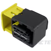 TE Connectivity-1-1564542-1 Einzeladersteckverbinder, Gehäuse Conn Housing RCP 2 POS 9mm Crimp ST Cable Mount Black Box