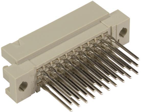 HARTING-09291306974 Face arrière de raccordement Conn DIN 41612 M 30 POS 2.54mm Press Fit ST Thru-Hole