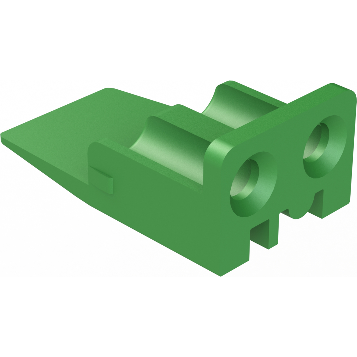 Amphenol-AWP-2SC Steckverbinderzubehör Connector Accessories Wedge Lock Straight Thermoplastic Green