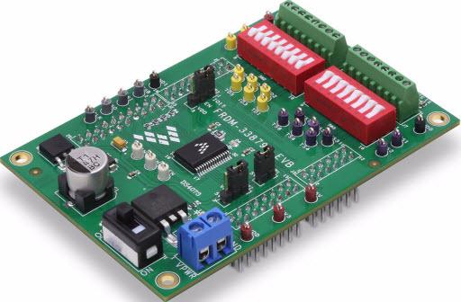 NXP Semiconductors-FRDM-33879A-EVB Placas y kits de desarrollo de administración de potencia MC33879A Power Switch 20V to 45V Output Evaluation Board
