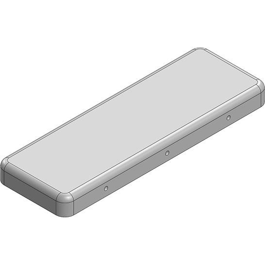 Masach Tech-MS412-10C null 41.8 x 14.2 x 3.2mm Two-piece Drawn-Seamless RF Shield/EMI Shield COVER (CRS)