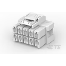 TE Connectivity-1-1971776-5 Custodia filo connettore dedicato Conn Housing PL 10 POS 6mm Crimp ST Cable Mount Natural Carton