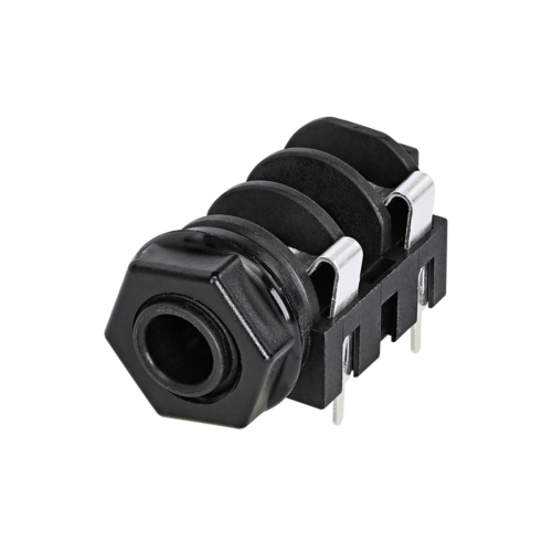 Neutrik Group-NMJ4HFD2 Steckverbinder für Audio und Video Conn 1/4" Mono Jack F 3 POS Solder RA Thru-Hole 3 Terminal 1 Port