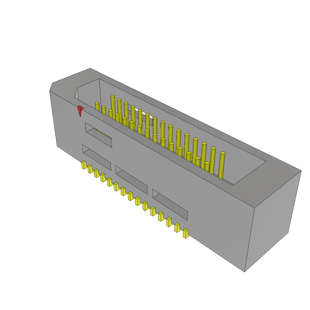 Samtec-TEM-115-02-03.0-H-D-TR Connector Headers and PCB Receptacles Conn Shrouded Header (4 Sides) HDR 30 POS 0.8mm Solder ST Top Entry SMD T/R