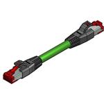 Cable Assembly Cat 5e 5m 24AWG 8 POS IP20 RJ-45 to 8 POS IP20 RJ-45 PL-PL