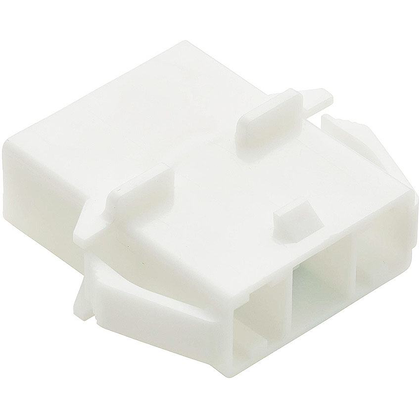 Molex-35150-0310 Connector Discrete Wire Housing Conn Housing F 3 POS 7.3mm Crimp ST Panel Mount Natural VersaBlade™ Bag