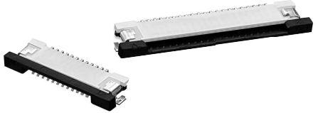 Omron-XF2L13351A Steckverbinder, FFC-FPC Conn FPC Connector SKT 13 POS 0.5mm Solder RA SMD Reel