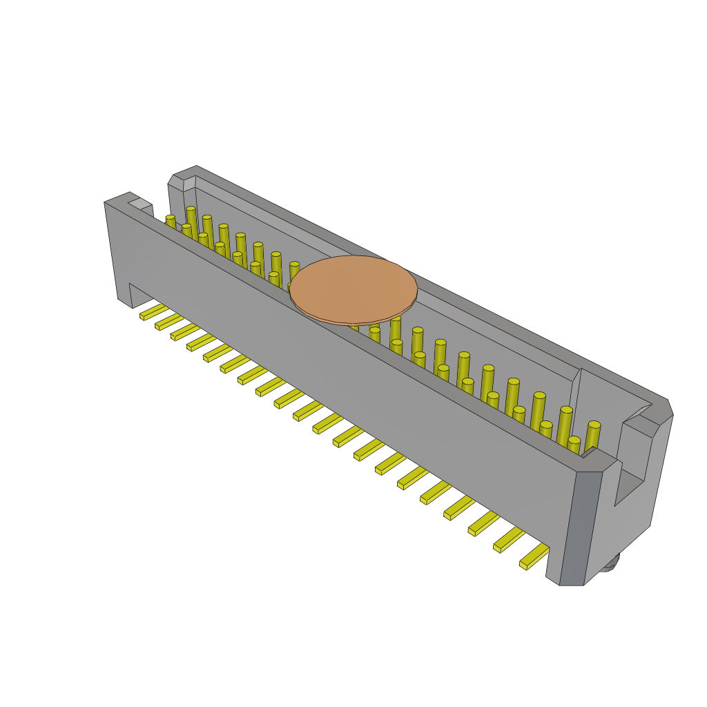 Samtec-TFM-120-02-F-D-A-K Steckverbinderleisten und Leiterplattenbuchsen Conn Shrouded Header HDR 40 POS 1.27mm Solder ST Top Entry SMD Tube