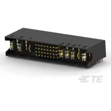 TE Connectivity-6450849-7 Piastre connettori e prese PCB Conn Board to Board HDR 8Power/32Signal POS 7.62mm/5.08mm/2.54mm Press Fit RA Side Entry Thru-Hole Tray