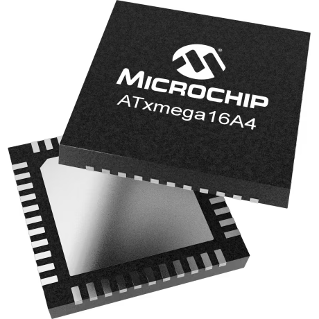 Microchip Technology-ATXMEGA16A4-MHR Microcontrollers - MCUs MCU 8-bit/16-bit AVR RISC 16KB Flash 1.8V/2.5V/3.3V 44-Pin VQFN EP T/R