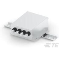 TE Connectivity-50KEBS6BFPDHM Filtros de suministro Power Line Filter 3-Phase 50Hz/60Hz 50A 520VAC Threaded Stud Chassis Mount