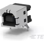 TE Connectivity-292304-4 Connector USB Conn USB 2.0 Type B RCP 4 POS 2.5mm Solder RA Thru-Hole 4 Terminal 1 Port Tray