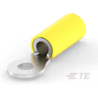 TE Connectivity-2-35108-1 Steckverbinderanschlüsse Ring Tongue Terminal 10-12AWG Copper Yellow 27.508mm Tin T/R