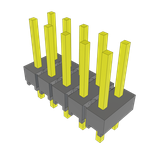 Conn Unshrouded Header HDR 10 POS 2.54mm Solder ST Top Entry Thru-Hole Bulk