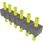 Conn Unshrouded Header HDR 6 POS 2.54mm Solder ST Top Entry Thru-Hole Bulk