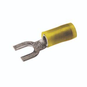 BURNDY-TN1014F Connector Terminals Fork Tongue Terminal 10-12AWG Copper Yellow 31mm Electro Tin Carton