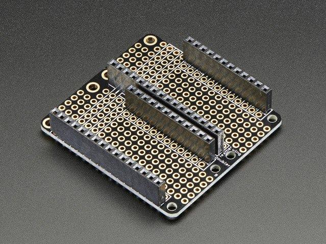 Adafruit Industries-2890 null Feather wing Double - Prototyping Add-On for All Feather Boards