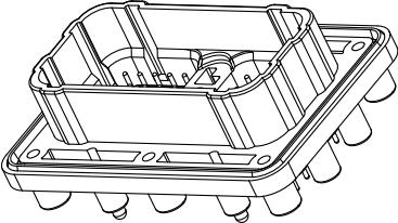 Amphenol-ARC22-50P02-BM01SP1 Steckverbinder, rechteckig Conn Rectangular PIN 50 POS 4.42mm Solder ST Thru-Hole