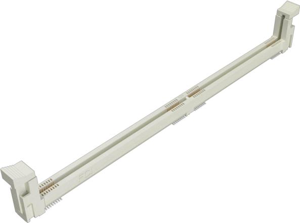 Amphenol Communications Solutions-10145891-1632K13LF Enchufe del conector Conn DDR4 DIMM Socket SKT 288 POS 0.85mm Solder ST SMD Tray