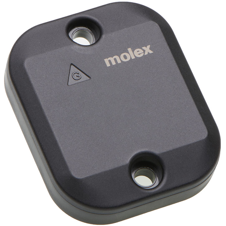 Molex-0135160001 Tag e transponder NFC/RFID RFID Tag, 7.9m Read Range, 53.00 By 44.00mm Footprint, For Metal Surfaces, Screw Or Rivet Attachment