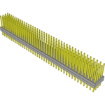 Conn Board Stacker HDR 160 POS 2mm Solder ST Top Entry Thru-Hole Bulk