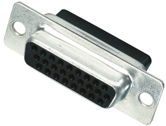 HARTING-09562004701 Steckverbinder, D-Sub Conn D-Sub F 26 POS 1.14mm Crimp ST Panel Mount 26 Terminal 1 Port Bag