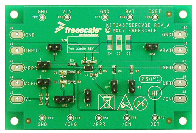 NXP Semiconductors-KIT34675EPEVBE Cartes et kits de développement de gestion de la puissance MC34675 Battery Management Evaluation Kit