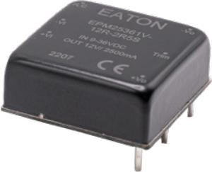 Eaton-EPM25361V-24R-1R2S 直流-直流转换器和开关式调节器模块 Module DC-DC 24VIN 1-OUT 24V 1.25A 30W 6-Pin DIP Module Tray