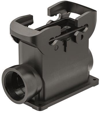 HARTING-19430160271 Adattatori Shrink Boot Surface Mount Housing 90° 16/B Shell Size Glass Fibre Reinforced Polyamide Double Lock