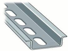 TE Connectivity-1SNA178529R0400 Verschiedene Produkte Terminal Block and Strip Mounting and Retention Accessories, Module Block/Mounting Rail Assembly, Length .59 In