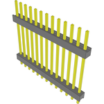 Conn Board Stacker HDR 13 POS 2.54mm Solder ST Top Entry Thru-Hole Bulk