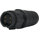 Conn Circular SKT 4 POS Solder Cup ST Cable Mount 4 Terminal 1 Port Bulk