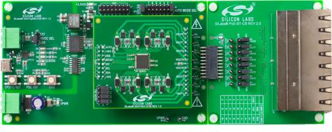Skyworks Solutions-SI3473-KIT Placas y kits de desarrollo de administración de potencia SI3473 Power Over Ethernet Controller Evaluation Kit