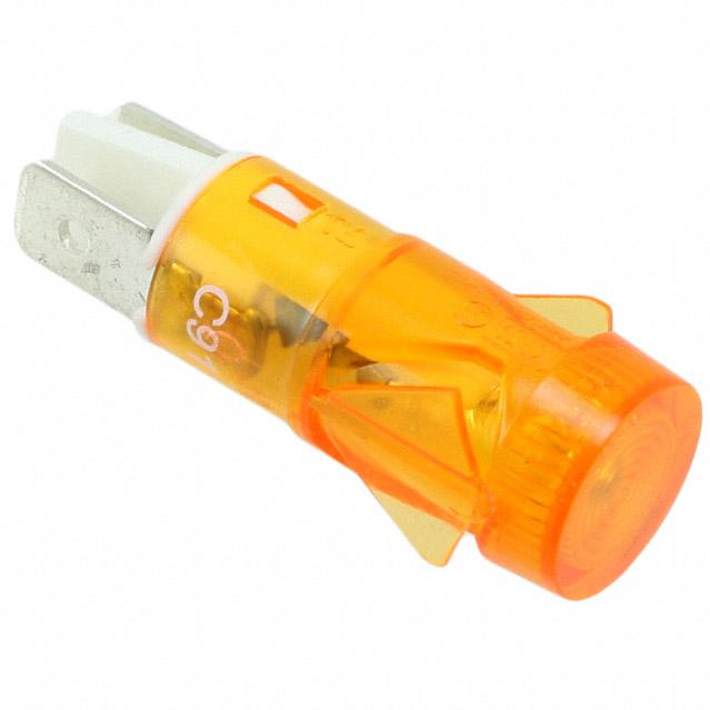 Bulgin Components PLC-LE2870C5A Panel Mount Indicators LED Panel Mount Indicator Uni-Color Amber 2-Pin