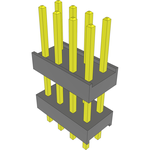Conn Board Stacker HDR 8 POS 2.54mm Solder ST Top Entry Thru-Hole Bulk