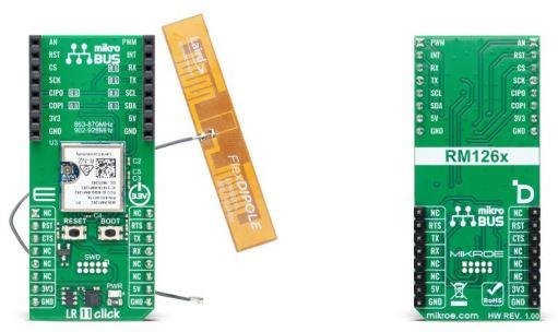 MikroElektronika-MIKROE-6333 Kit e schede di sviluppo RF/Wireless 453-00139R RF Module Click Board