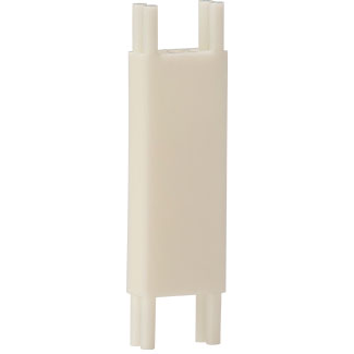 Bivar-461-500 Lighting Accessories LED Mount, Vertical, 0.500in., 3mm or 5mm LED, 2 Lead, Square, Molded Nylon, White